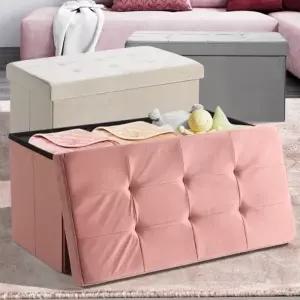 스툴 대 수납 쇼파발받침 현관벤치 패브릭 낮은의자 쿠션인테리어