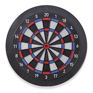 [미국배송] 다트라이브 가정용 전자 다트판 온라인 플레이와 호환되는 블루투스 소프트 팁 다트용 실내 놀이용 15.5인치 직경 조절 크기 블랙