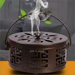 ( )캠핑 원형 모기향 거치대 케이스 스탠드 해충 야외 캠핑장