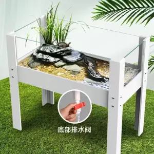 이동식 반수생 수조 사육장 대형 오픈형 육지 거북이어항