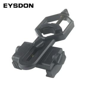 EYSDON 범용 스마트 폰  어댑터 망원경 쌍안경 단안 현미경 용 22-45mm 조정 가능 플라스틱 마운트