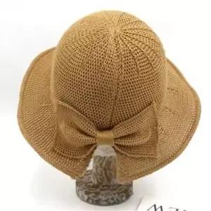 봄 벙거지형 유아 아동 준캡 가을 귀여운모자 자외선차단 니트 모자 뒷리본트임 어린이 여름