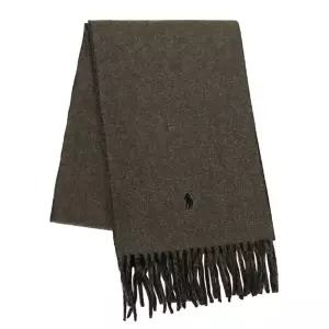 폴로랄프로렌 25FW 로고 울 머플러 레인저그린폴로블랙 449P02046 002