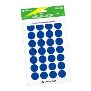 도형스티커 깔끔한 원형 스티커 일반 청색 라벨링시스템 다양한활용 라벨견출지 분류용 다이어리