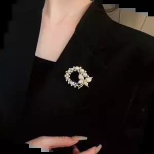 정장옷핀 다양한 여성 여자 패션 진주 꽃 브로치 브로찌 옷핀