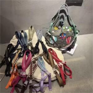 조절 가능 스트랩 다기능 가방 로프 장식 쇼핑백 어깨끈 리시한 직조  경량