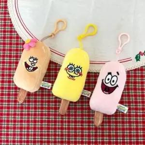 네모바지 아이스크림 택1 가방고리 3종 키링 인형 스폰지밥