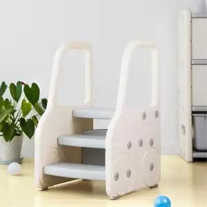 어린이 유아 화장실 세면대 3단 계단디딤대 욕실스텝 발판 발받침대