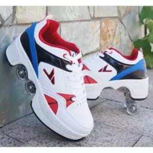 롤러 운동화 바퀴달린 신발 4륜 슈즈 문워크 휠 학생