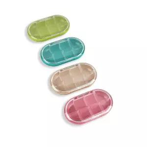 타원형 알약 케이스 약보관 캠핑 방수