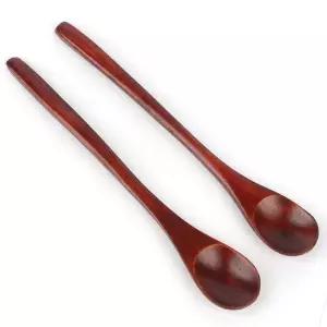 현이몰 옻칠 롱 티스푼 2P 디저트 스푼 커피스푼 옻칠스푼 롱티스푼 원목티스푼 롱스푼 긴스푼 수저