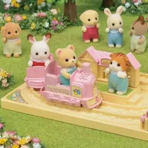 [에이치플러스몰]실바니안 패밀리 아기 기차놀이 인형 피규어 장난감 실바니안가챠