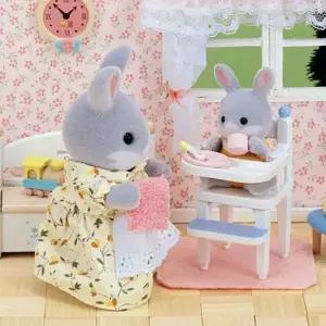 [에이치플러스몰]실바니안 패밀리 아기 식탁 의자 인형 피규어 장난감 실바니안가챠