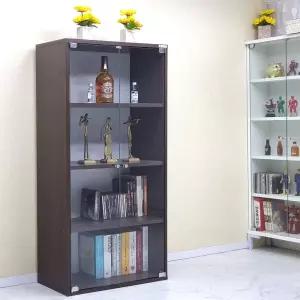 드림퍼니처 드림1200 유리문 깊이30cm 4단 수납장 3단 장식장 다용도 진열장 책장 공간박스 틈새장 피규어 소품장