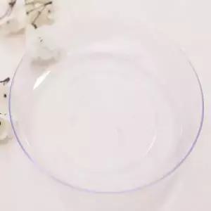 아크릴 플라스틱 원형 수반 23cm 조화꽃 전용 인테리어 화분 장식 소품 투명 원예 용품 가드닝