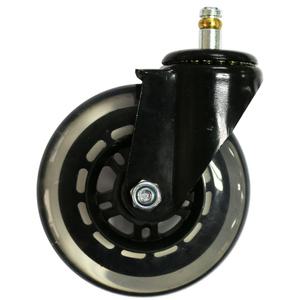 무소음 투명 우레탄 인라인바퀴 의자바퀴 D5L1122 4인치 링 캐스터