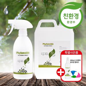 피톤치드 수 천연 탈취제 2리터+건스프레이 500ml