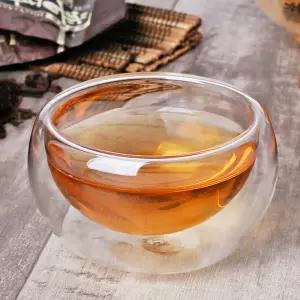 내열 유리 이중 찻잔 1P 소 티잔