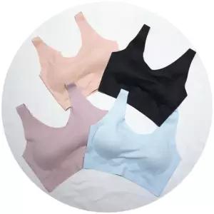 [비너스](정상) 골프의류 요가 필라테스 안입은듯 가벼운 무봉제 심리스브라(4colors)_S VBRS906_S