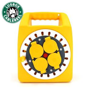 러그박스 10M 옐로우 캡형 멀티탭 4구 캠핑용릴선/ 캠핑용전기릴선 전선릴