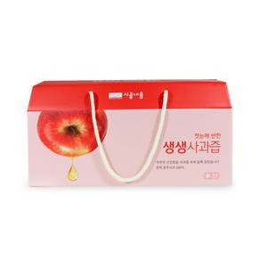 [충주씨샵_시골내음]첫눈에 반한 생생 사과즙(110ml×30포)