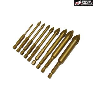 팔콘 만능드릴비트 3.0~16mm 샹크6.35mm 금속 석재 유리 목재 플라스틱등 천공