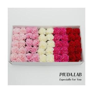 카네이션비누꽃50송이 5색혼합/비누꽃재료 사탕부케 도매