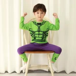 정품 마블 캐릭터 아동 유아 남아 봄 가을 내복 상하복 헐크 코스튬 실내복