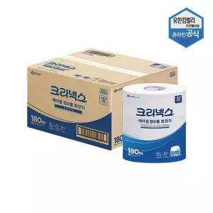 크리넥스 에어셀 물에 잘 녹는 점보롤 스탠다드 180m 3롤 x 4팩 4537561 비데용