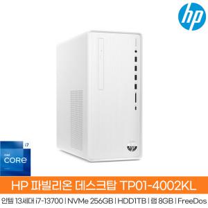 HP 파빌리온 TP01-4002KL 13세대i7-13700_NVMe256GB_(HDD1TB)_8GB_FreeDos(OS없음)/HP컴퓨터/사무용PC/HH