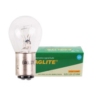 남영 브레이크등 S25 12V 27/8W 10개투명 더블 전구