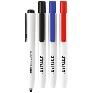 모리스 저스트클릭 보드마카 12개입 M L 노크식 볼펜식 뚜껑없이 사용하는