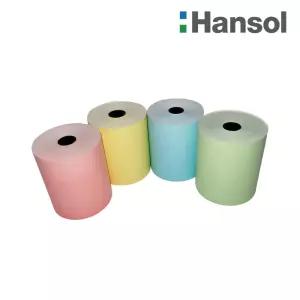 한솔그린 컬러포스용지 79X70 50롤 무지(색지) 컬러감열지 포스영수증종이 카드단말기용지 신용카드포스기