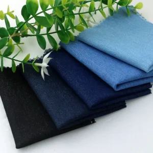 [동대문의류원단]스판 데님원단 면소재 봄가을용 청바지 청스커트 자켓 원피스 에코백