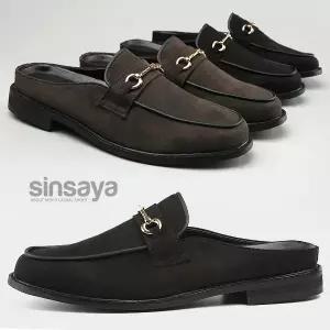 [신사야]신사야 버클 스웨이드 남성구두 블로퍼 24S008