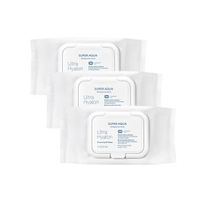 미샤 수퍼 아쿠아 울트라 히알론 클렌징 오일 티슈 대용량, 70매, 3개
