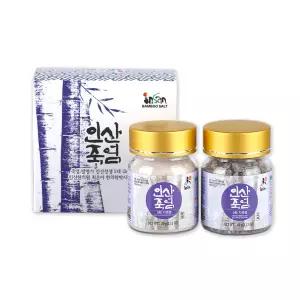 인산죽염 9회 자죽염 고체분말 소형 선물세트 [60g 2개]
