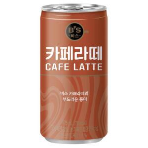 [대일에프앤비] 비스 카페라떼 175ml x 90캔 캔커피 음료수