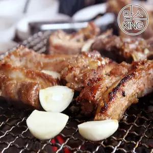 [맘스킹]비앤피월드 국산돼지로 만든 양념수제돼지갈비 2.4kg(800gX3)