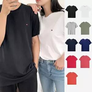 [타미힐피거]타미힐피거 라운드넥 스몰로고 반팔 티셔츠 09T3139