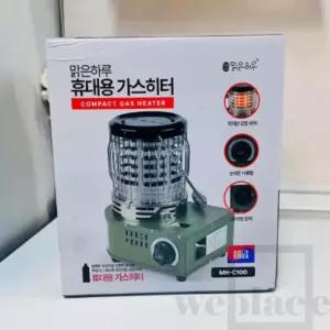 위플레이스 휴대용 가스히터 부탄난로 미니히터 사무실미니난로