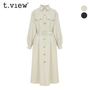 [티뷰] 절개숄더벨티드플레어원피스_V5A-COP013