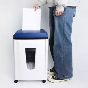 코아시스템 소형 중형 사무실 가정용 문서세단기 DOLPHIN-505 10매 25L 저소음 보안 P-5등급 꽃가루형 파쇄기 세절기