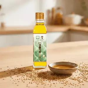 지리산들깨농부 유기농 생들기름 180ml
