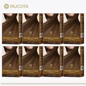 무코타 염색제 트리트먼트 이지컬러 미리주문패키지 (내츄럴 브라운 다크브라운 와인브라운 中 택 1)