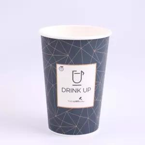 50개 일회용 핫컵 13 (390ml)/테이크아웃/컵/종이컵13온스/두꺼운/종이컵/390ml/일회용/큰종이컵/친환경