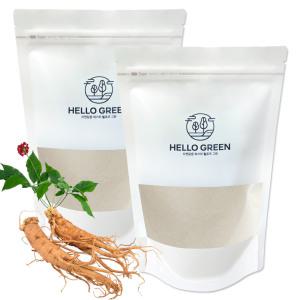 헬로우그린 6년근 국산 인삼 가루 300gx2(팩) 