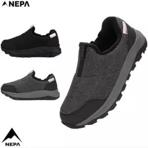 [롯데백화점]네파 남여 공용 알비너스 발수 패딩 슬립온 방한화 7KE7663