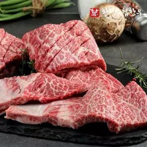 [횡성축협한우] 횡성축협한우 1등급 포뜬 꽃 생갈비 (400gx3) 총 1.2kg