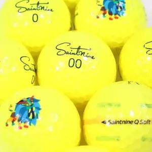 세인트나인 칼라볼 A-급 옐로우 100개 로스트볼 세인트나인골프공